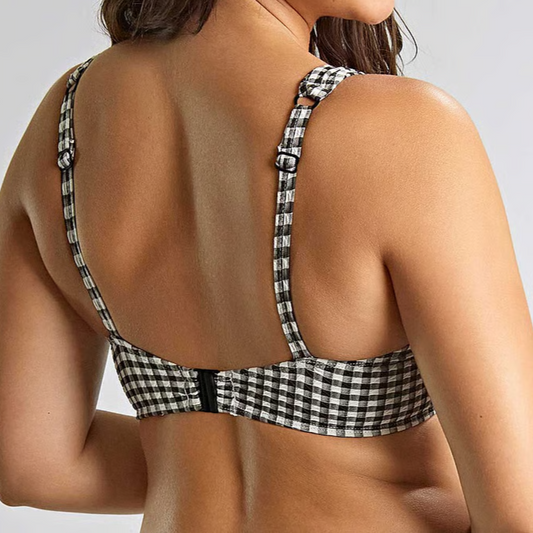 Panache Swim Olivia Full Cup Bikini Top - Black Gingham*