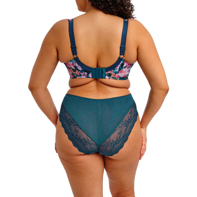 Elomi Lucie UW Plunge Bra - Teal Floral