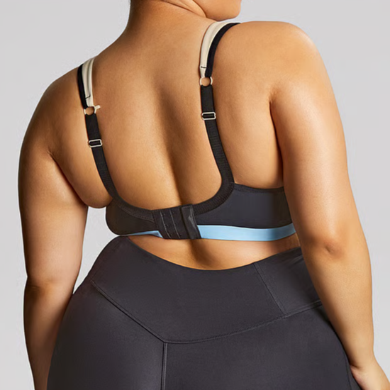 Sculptresse Upbeat Non-Padded UW Sports Bra - Black/Chalk