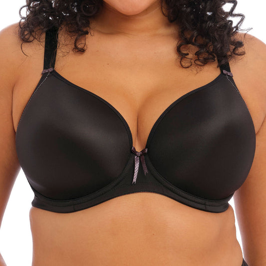 Elomi Bijou UW Banded Moulded Bra - Black or Sand.