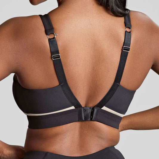 Panache Freedom Wire-Free - Non Padded Sports Bra - Black/Chalk*
