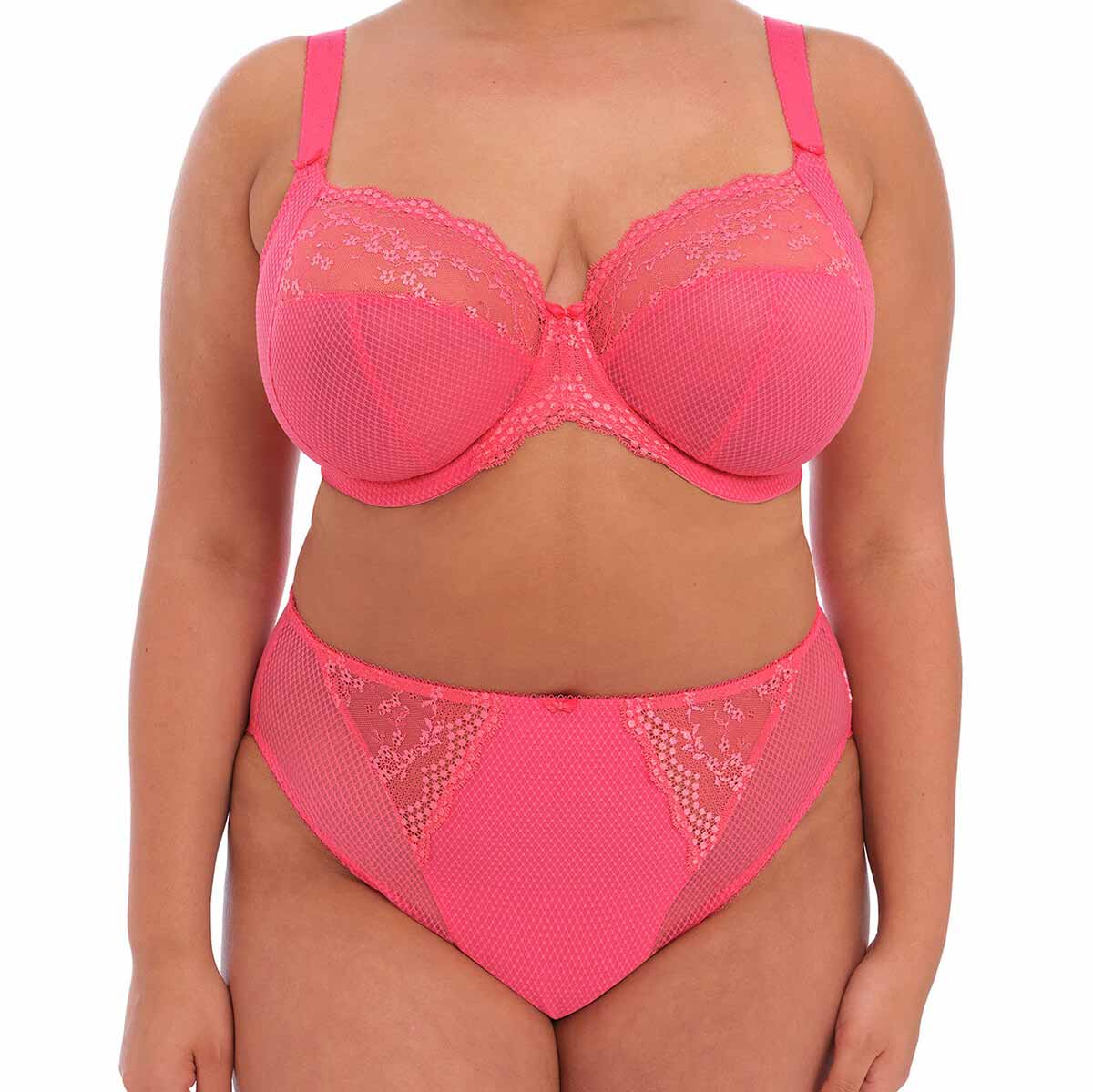 Elomi Charley UW Plunge Bra with Stretch - Honeysuckle