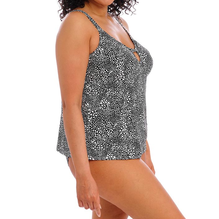 Elomi Swim - Pebble Cove Non Wired Tankini Top - Black