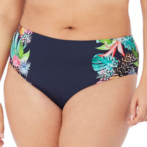Elomi Swim - Pina Colada Bikini Brief - Midnight - Size 18