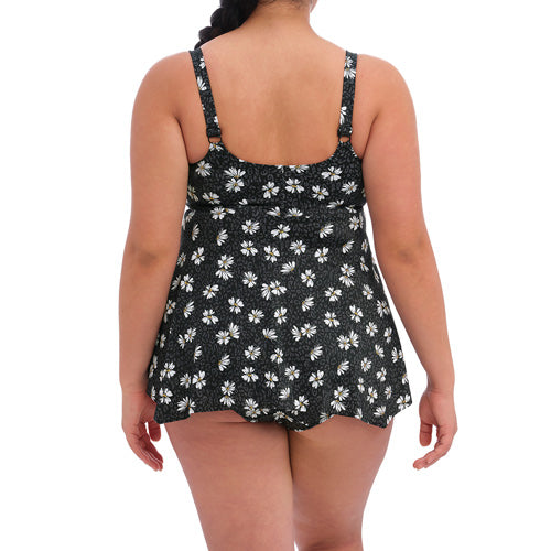 Elomi Swim - Plain Sailing Non Wired Tankini - Black Daisy