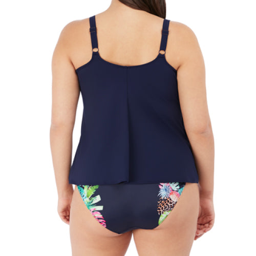 Elomi Swim - Pina Colada Tankini - Midnight - Size 24