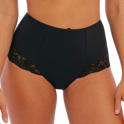 Fantasie Reflect High Waist Brief - Black or Natural Beige