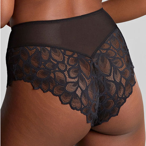 Panache Allure Deep Brief - Black/Latte