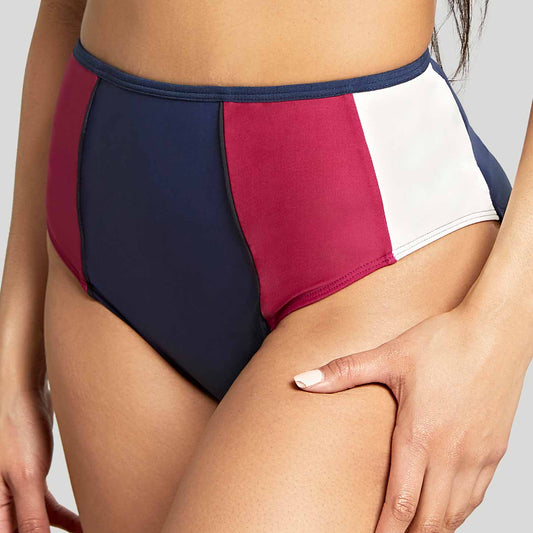 Panache Limitless High Waist High Leg Pant - Navy Orchid