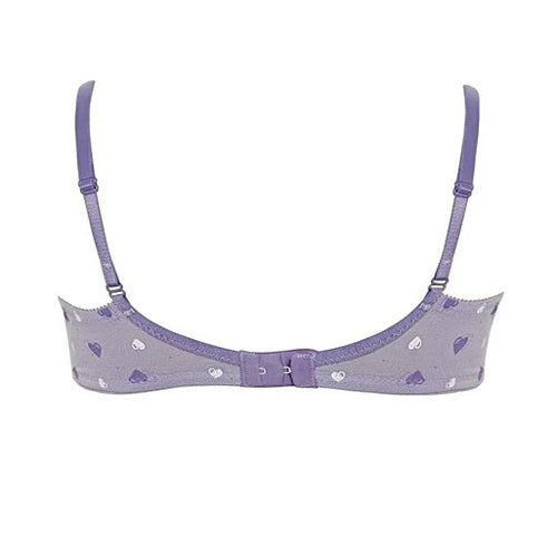 Royce Purple Heart Wire-Free Moulded Teen Bra - Twin Pack