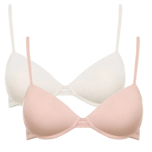Royce Teen Pk2 Moulded Wire-Free Bras - 2 Colours