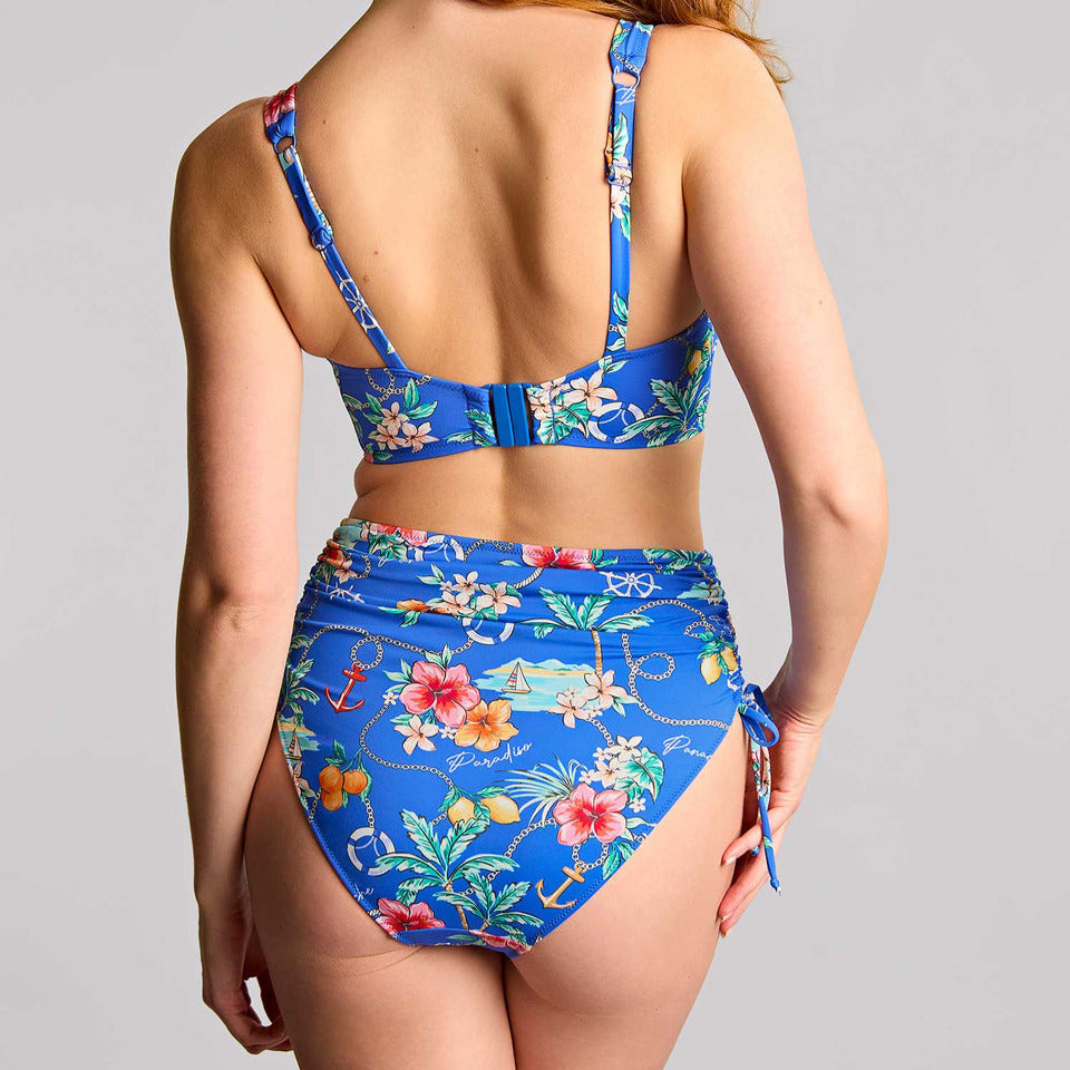 Panache Swim Midi Adjustable Brief - Paradiso Print