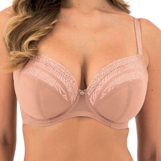 Fantasie Devote UW Side Support Plunge Bra - Cafe-au-lait