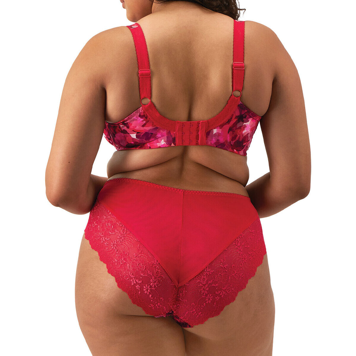 Elomi Morgan High Leg Brief - Berry Crush
