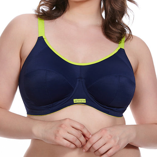 Elomi Energise UW Sports Bra Navy – Black Country Bra Lady