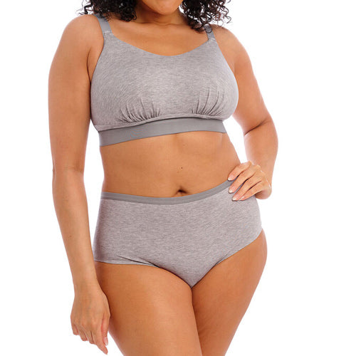 Elomi Downtime Non Wired Bralette - Black or Grey Marl