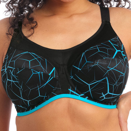 Elomi Energise UW Sports Bra - Blue Lightning