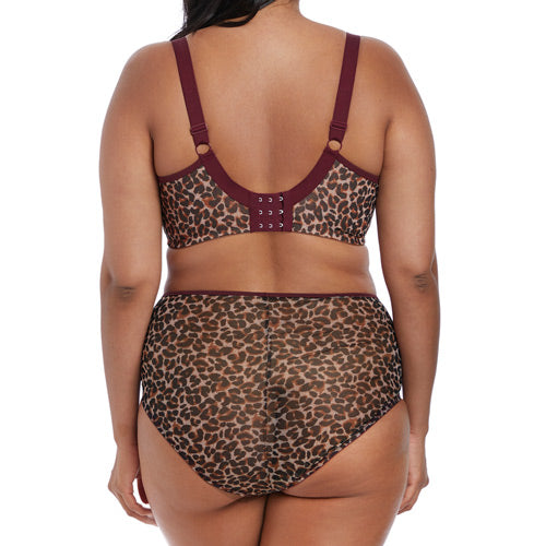 Elomi Sachi UW Plunge Bra - Leopard Print