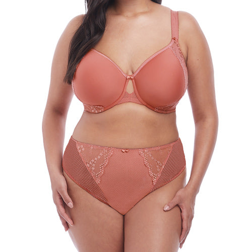 Elomi Charley High Leg Brief - Rose Gold