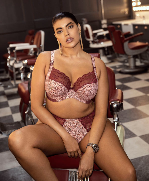 Elomi Lucie UW Plunge Bra - Wild Thing