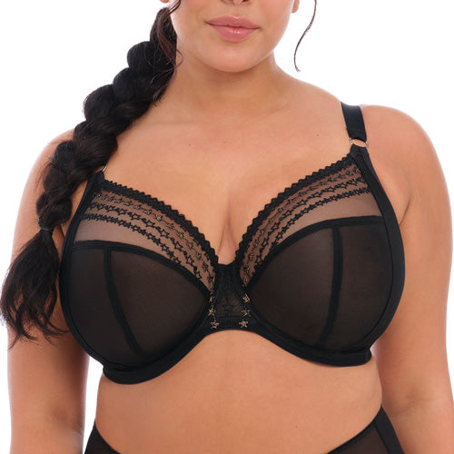 Elomi Matilda UW Plunge Bra - Black Star