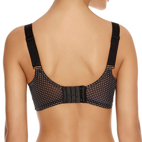 Freya Dotty Wire-Free Soft Cup Bra - Black