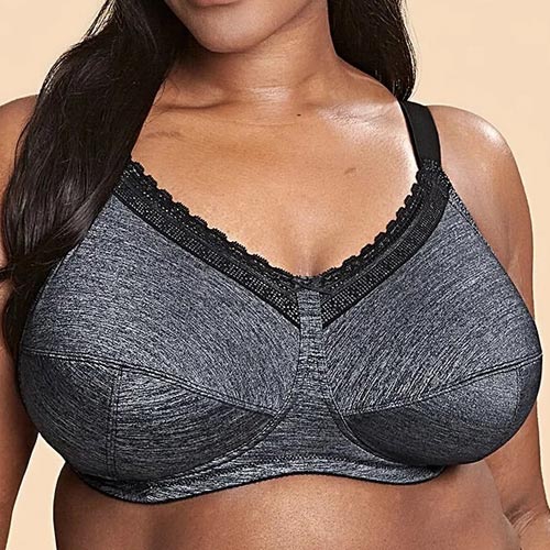 Royce Luna Wire-Free Comfort Bra - Grey