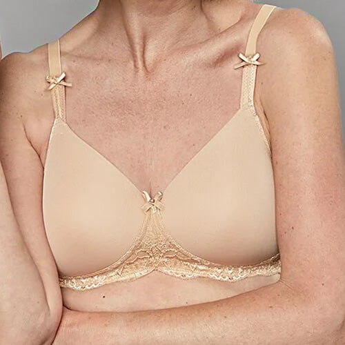 Royce Georgia Wire-Free Moulded T-Shirt Bra - Beige