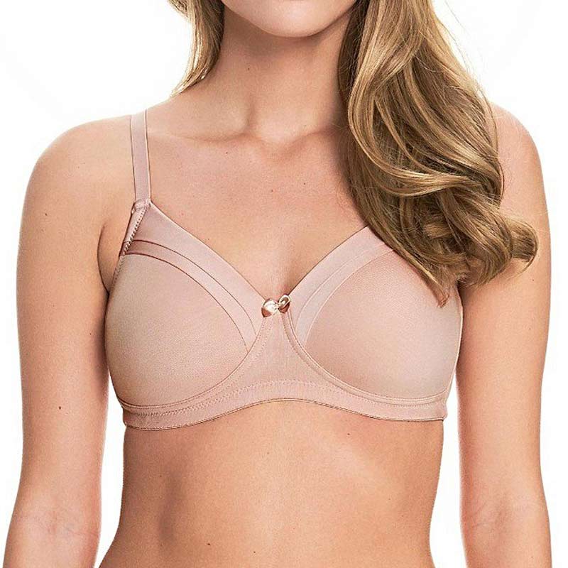 Royce Indie Moulded Cup Lace Non-Wired Bra, Lilac, 36C