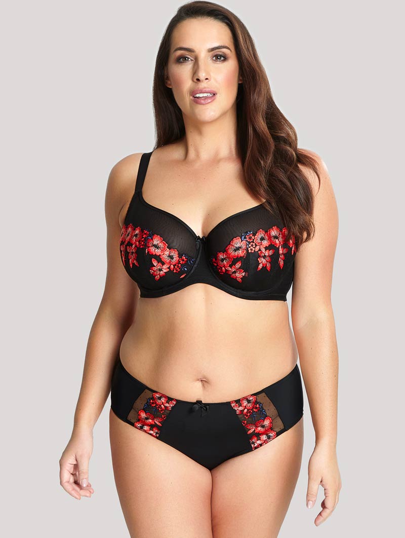 Sculptresse Logan UW Full Cup Bra - Black Floral