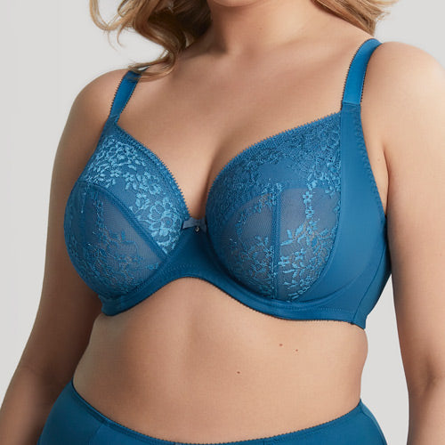 Sculptresse Roxie UW Plunge Bra - Atlantic Blue