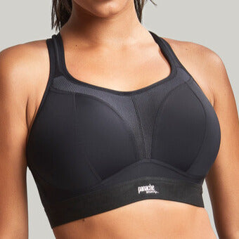 Panache Boundless Wire-Free Sports Bra - Charcoal Marl or Black*