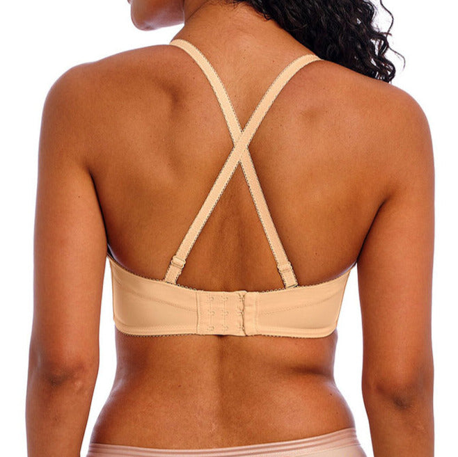 Freya Deco UW Moulded Strapless Bra - Nude 32DD Only