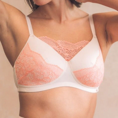 Royce Anya Moulded Non-Wired T-Shirt Bra - Blush/Coral