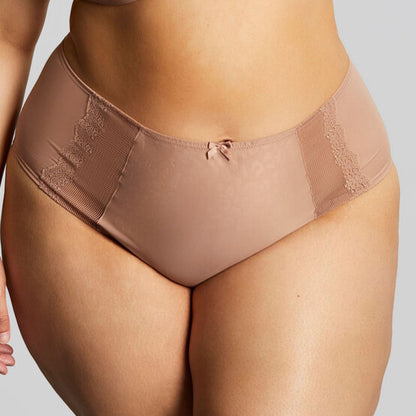 Sculptresse Esme Deep Brief - Mocha Animal