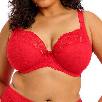 Elomi Tiernie UW Plunge Bra with Stretch - Red