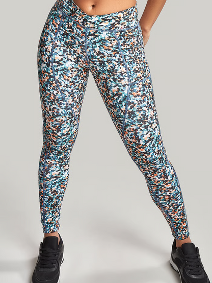 Panache Ultra Adapt Wrap Sports Leggings - Abstract Animal