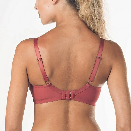 Royce Florentine Wire-Free Soft Cup Bra - Rouge