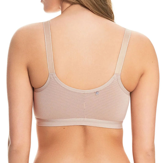 Royce Silver Wire-Free Front Fastening Soft Cup Bra - Beige