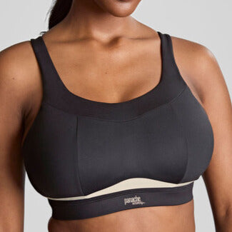 Panache Freedom Wire-Free - Non Padded Sports Bra -  Black/Chalk*