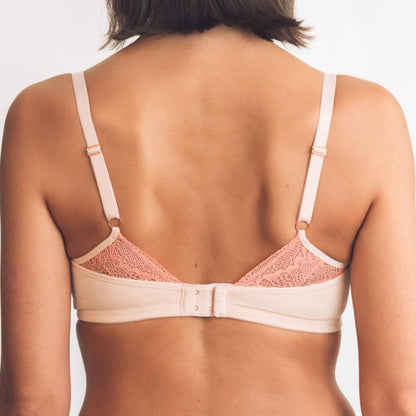 Royce Anya Moulded Non-Wired T-Shirt Bra - Blush/Coral