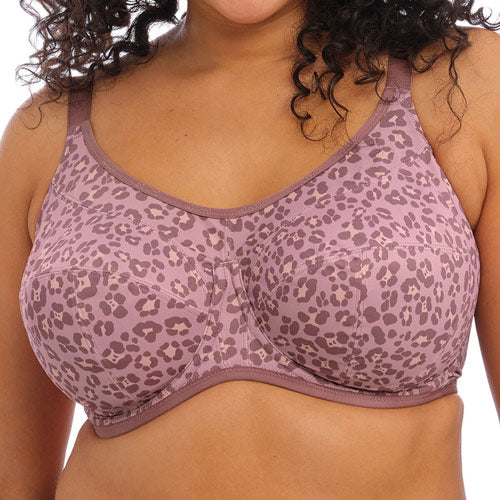 Elomi Energise UW Sports Bra - Dusky Leopard