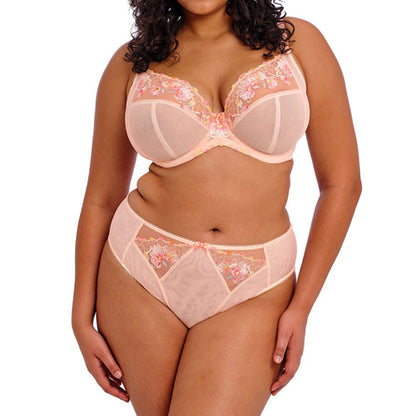 Elomi Himari High Leg Brief - Peach Whisper