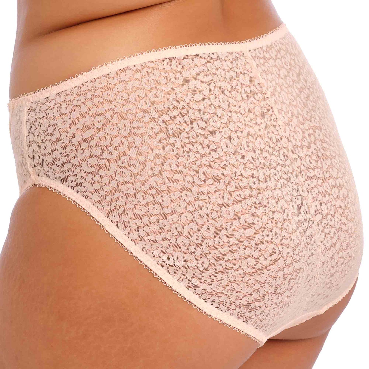 Elomi Lucie High Leg Brief - Pale Blush