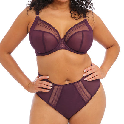 Elomi Matilda UW Plunge Bra - Wine Diamond