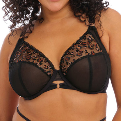 Elomi Namrah UW Bandless Plunge Bra - Black