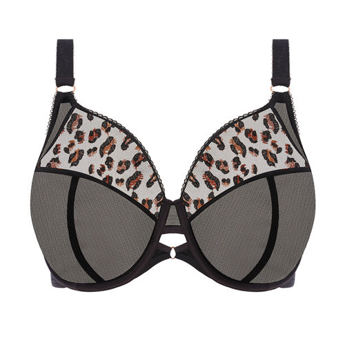 Elomi Namrah UW Bandless Plunge Bra - Black