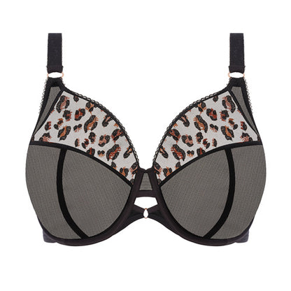 Elomi Namrah UW Bandless Plunge Bra - Black