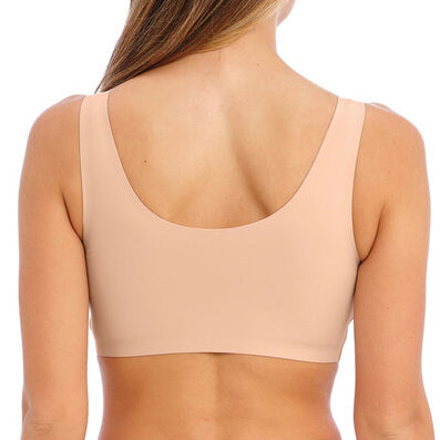 Fantasie Smoothease Non Wired Bralette - Black/ Natural Beige