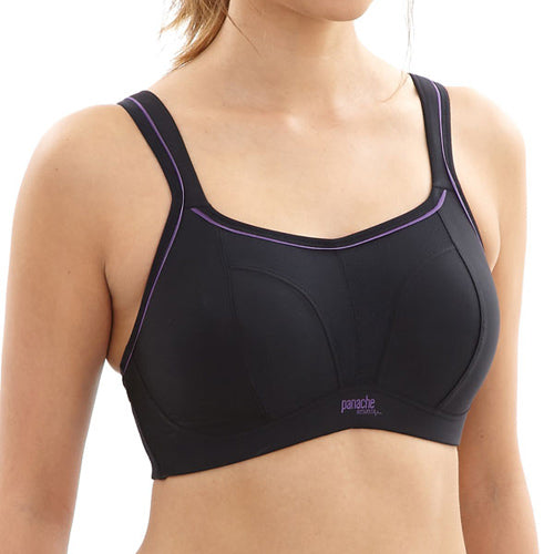 Panache Wire-Free Sports Bra - Black